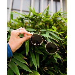 Tuff Patrol Sunglasses - Matte Silver/Jaguar Tortoise