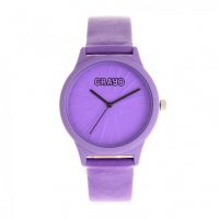 Splat Quartz Purple Dial Watch