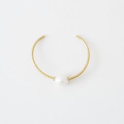 Perla Bracelet - Brass/Pearl