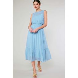 Adalynn Midi Dress - Pastel Blue