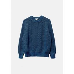 Chelsea Cotton Sweater - Indigo