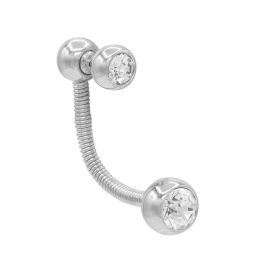 Flex Piercing - Silver/White