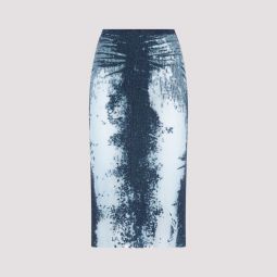 Diesel Cotton Skirt - Peacot Blue