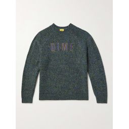 Fantasy Logo-Embroidered Knitted Sweater