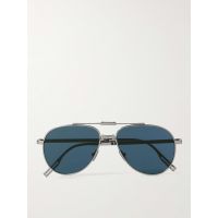 Dior90 A1U Aviator-Style Silver-Tone Sunglasses