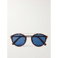 Blacksuit R7U Acetate and Silver-Tone Round-Frame Sunglasses
