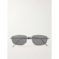 Dior90 S1U Rectangular-Frame Silver-Tone Sunglasses