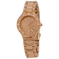 Chambers Rose Dial Rose Gold-tone Ladies Watch