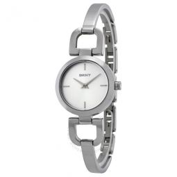 Silver Dial Stainless Steel Ladies Watch