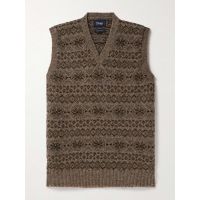 Fair Isle Wool Sweater Vest