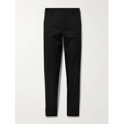 Philip Slim-Fit Cropped Cotton and Wool-Blend Gabardine Trousers