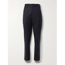 Slim-Fit Pinstriped Wool Suit Trousers