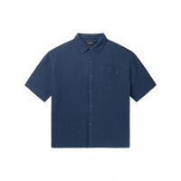 Enzi Seersucker SS Shirt - Blue