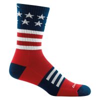 Captain Stripe Micro Crew Lightweight Hiking Sock - Stars/Stripes