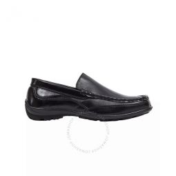 Kids Black Booster Driving Moc Style Loafers, Size 3 Little Kid