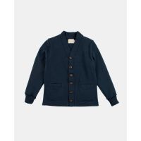 Classic Cardigan Wool Sweater - dark Navy