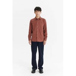 Portuguese Cotton Flannel Feel Good Shirt - Iron Red