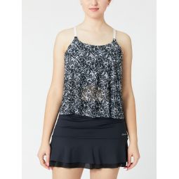 Denise Cronwall Womens Parker Fall Tier Strap Tank