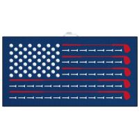 Devant Ultimate Microfiber Golf Towel - Golf American Flag