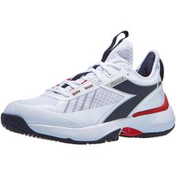 Diadora Speed Finale White/Navy/Red Mens Shoes