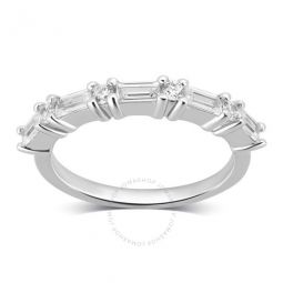 1.20 cttw Sterling Silver White Cubic Zirconia Wedding Ring for Women