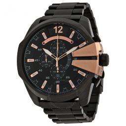 Chief Chronograph Black Dial Stainless Steel Mens Watch