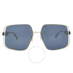 Blue Irregular Ladies Sunglasses