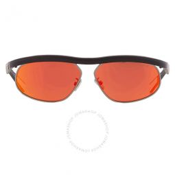 Yellow Oval Mens Sunglasses