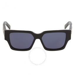 Open Box - Blue Square Mens Sunglasses
