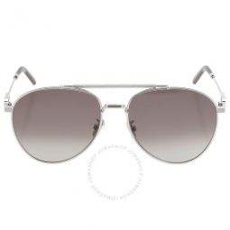 Grey Gradient Pilot Mens Sunglasses