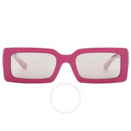 Pink Mirrored Silver Pilot Ladies Sunglasses