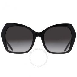 Gray Gradient Butterfly Ladies Sunglasses