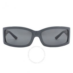 Dark Grey Wrap Unisex Sunglasses