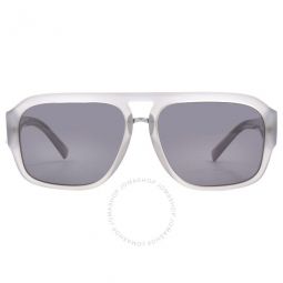 Polarized Dark Grey Navigator Mens Sunglasses