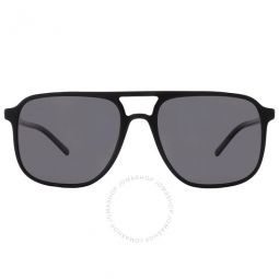 Dark Grey Navigator Mens Sunglasses