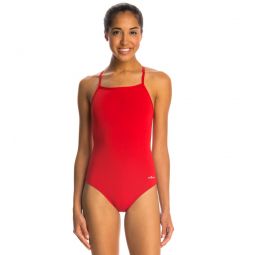 Dolfin Reliance Solid V-Back One Piece Swimsuit