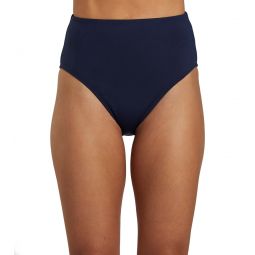 Dolfin Womens Solid High Waist Contemporary Bikini Bottom