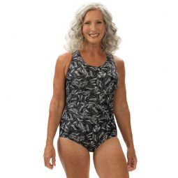 Dolfin Aquashape Womens Print Conservative One Piece Swimsuit