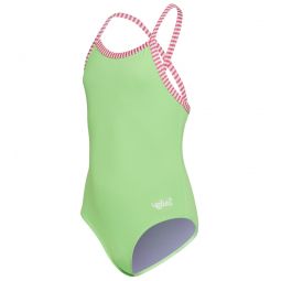 Dolfin Uglies Girls Solid One Piece Swimsuit ( Big Kid)