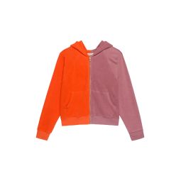 Duo Zip Up sweater - rhubarb/papaya