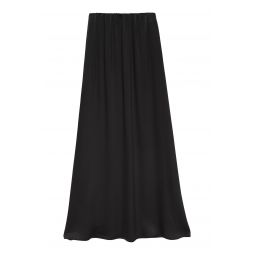 Silky Simple Skirt - Jet Black