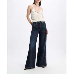 Denim Attraction Pants - Dark Wash Denim