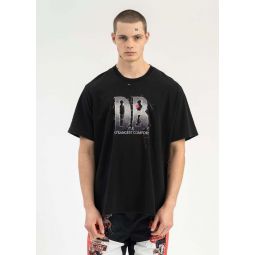 D.b. Logo Embroidery T-shirt - Black