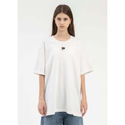 SD CARD EMBROIDERY T SHIRT - WHITE