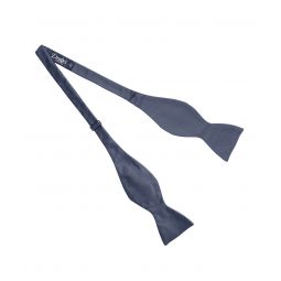 Drakes Classic Satin Bowtie in Navy