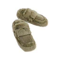 Fur Shoes - Khaki