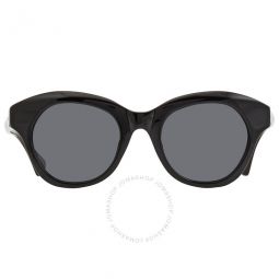 X Linda Farrow Grey Irregular Unisex Sunglasses