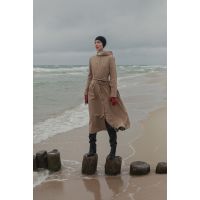 Recycled Materials Iconic Raincoat - Sand