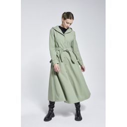 Recycled Materials Iconic Raincoat - Olive
