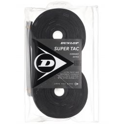 Dunlop Super Tac Overgrip Black 30-Pack Roll